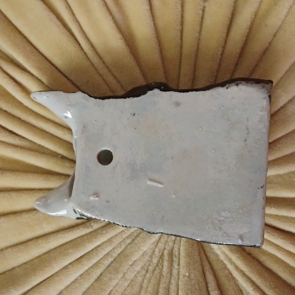 Vintage Wall Pocket Scotty Schnauzer Scottie - Picture 2 of 3